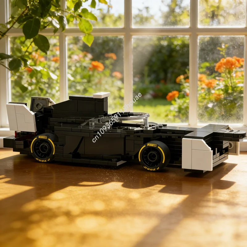 

528 деталей MOC Формула E Evo City Champions, конструктор, архитектурные блоки, рождественский подарок, DIY, креативная идея, развивающая игрушка