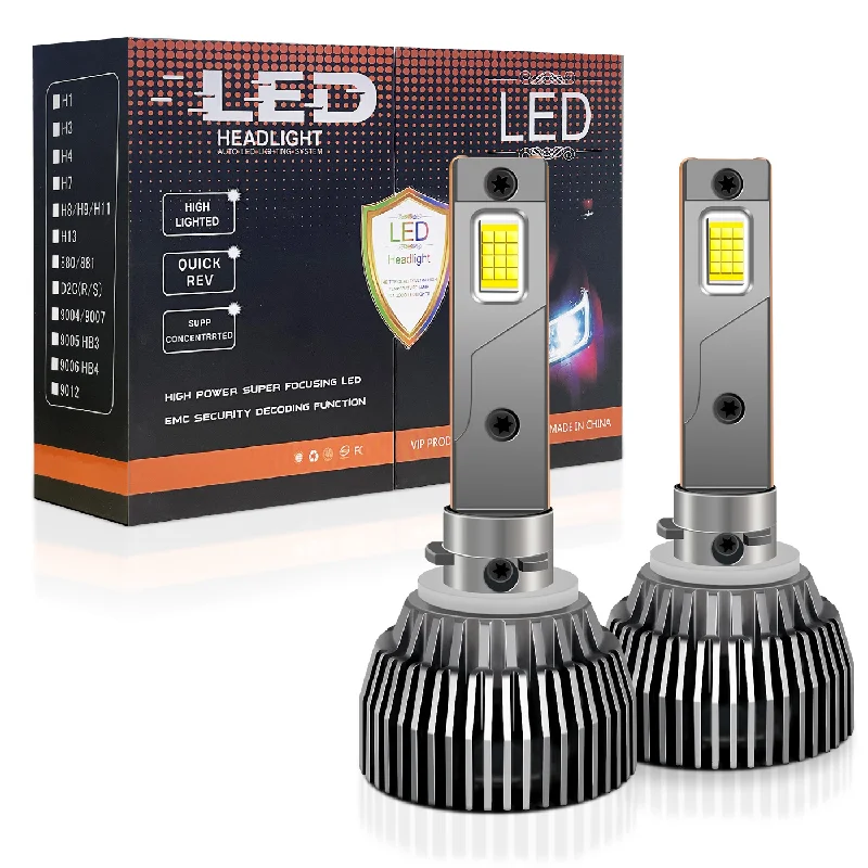 

130W dual copper tube h4 led headlight h7 car h1 bulb 9005 high power 12V24V9006 h11