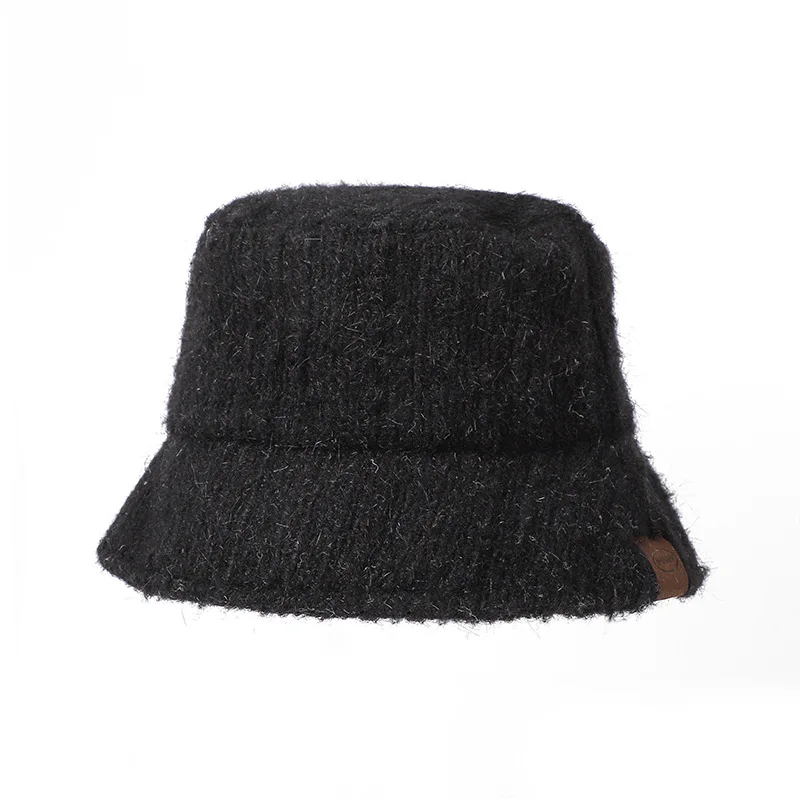 

Thermal Winter Bucket Hat for Women Thickened Faux Fur Ear Cover Cold Proof Unisex Christmas Gift Fisherman Cap