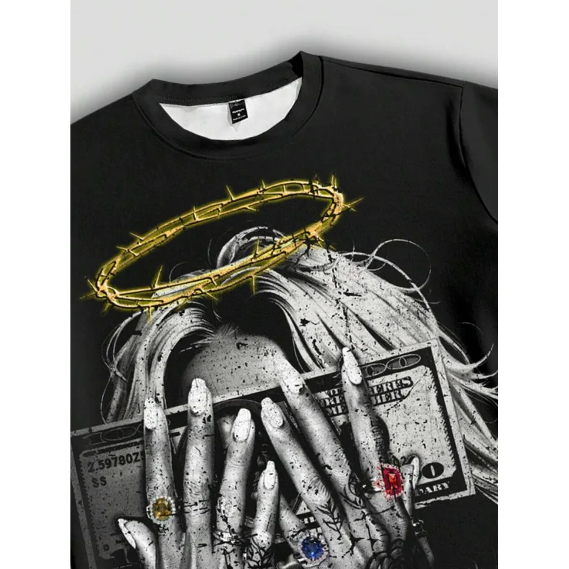 New Shirts and T-shirts Setup Men's Summer Man Sets Y2k Clothes Man 2 Piece Sets Sweat Men's Top and Bottom Mens Shorts Set Two