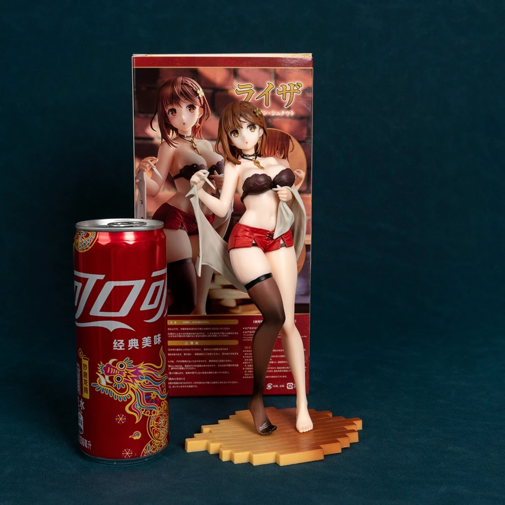 23CM Anime Atelier Ryza 2 Uschinawareta Denshou zu Himitsu no Yousei Reisalin Stout Figur 1/7 Okigae Modus Modell und Y und Y Figur