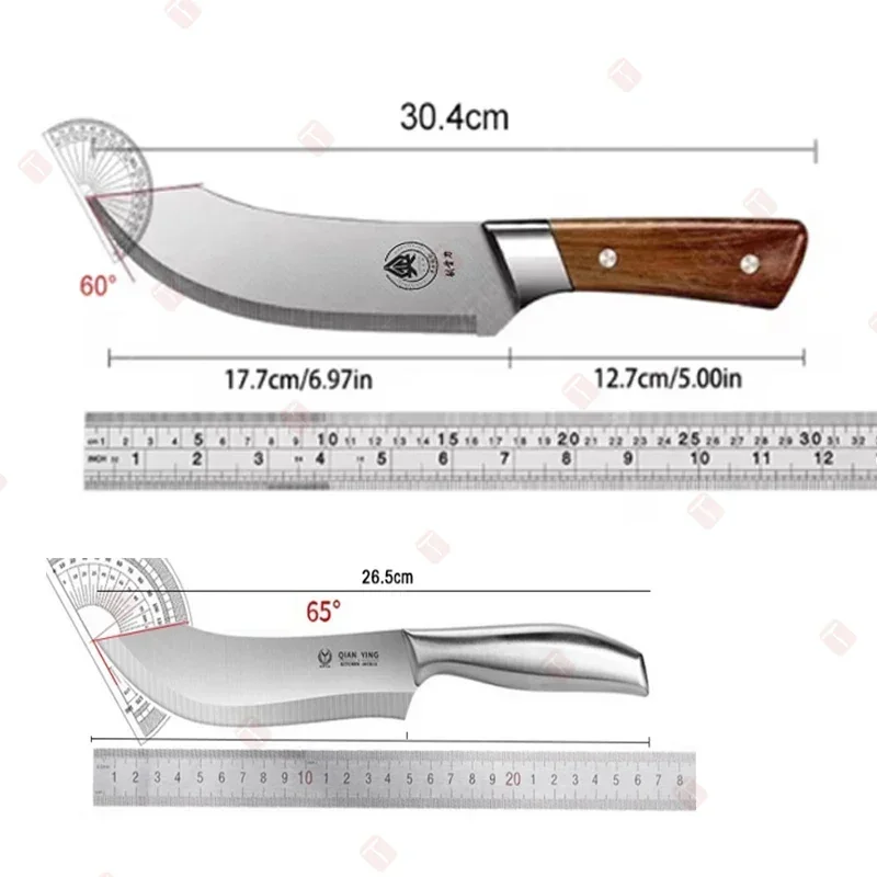 Kitchen Knife Chef Pig Killing Knife Multi-Purpose Meat Cleaver Butcher Knife Stainless Steel Kitchen Knives and Accessories image 5