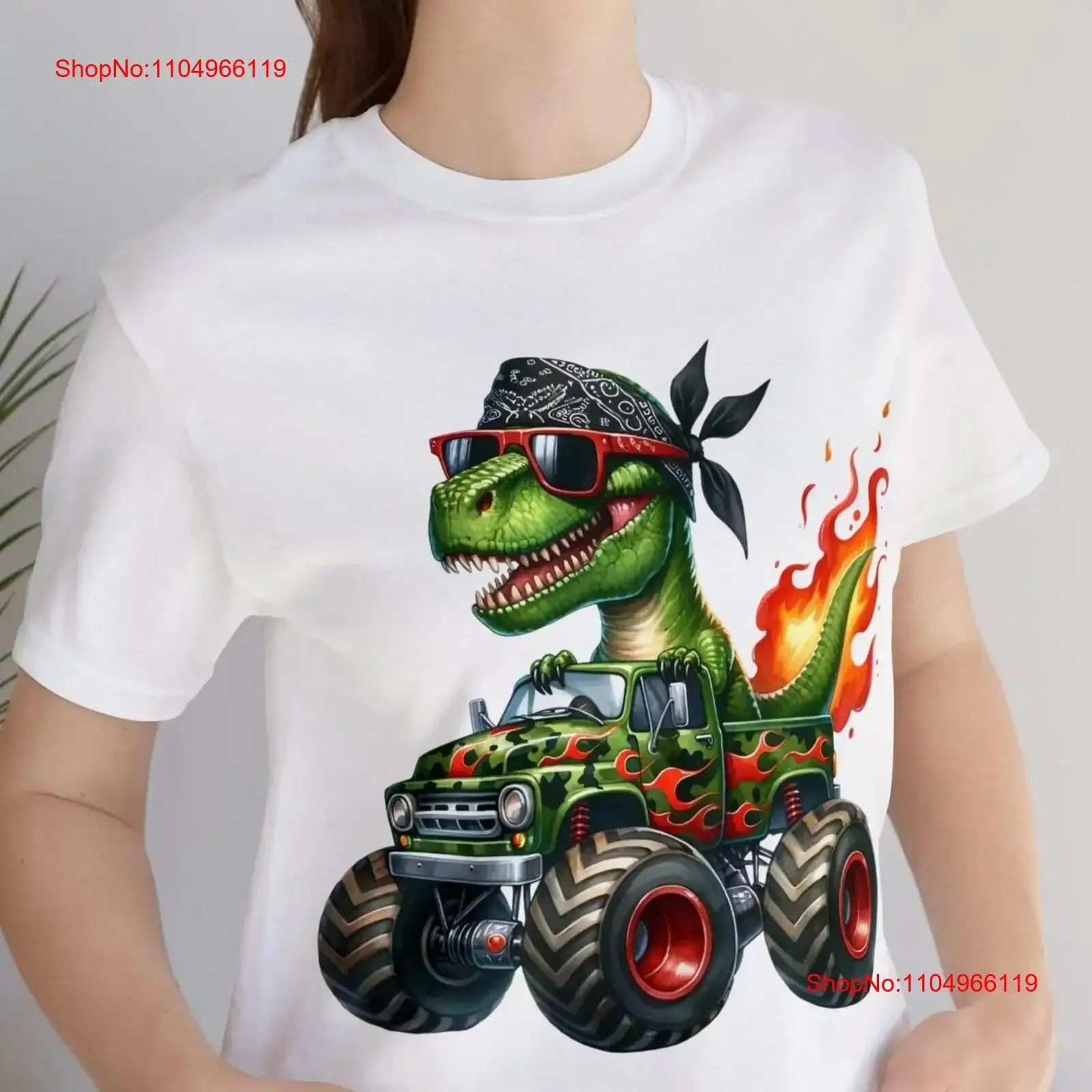 Cartoon T Rex In Mo… - image