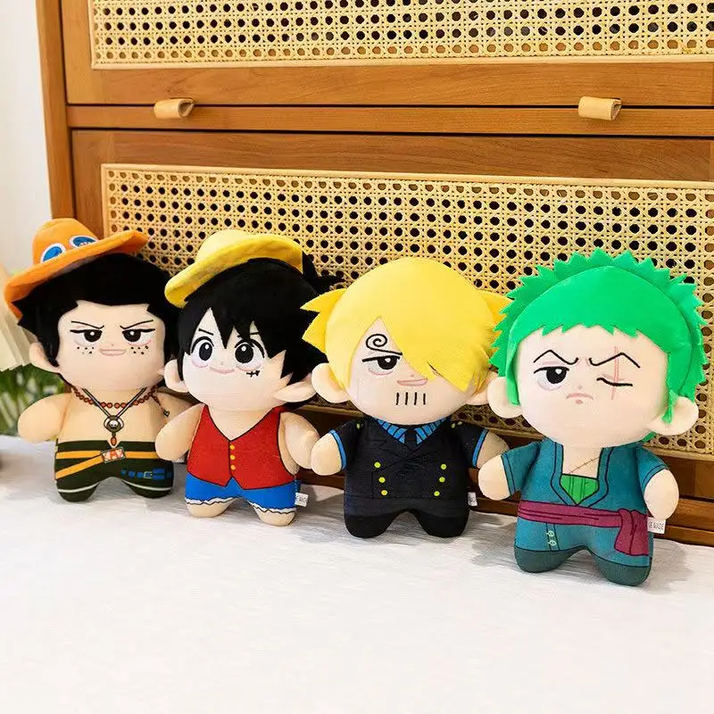 Neuestes Modell, Solon Luffy Shanzhi Ace Plüschtier, Cartoon-Anime-Spaßpuppe, Geburtstagsgeschenk für Kinder – Detail 17