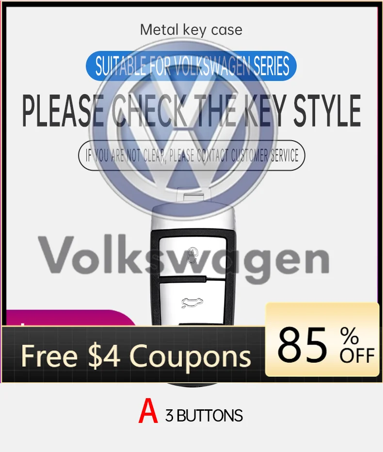 

Наклейка на автомобиль 2026: Горячие модные накладки для VW Volkswagen Jetta MK5 Golf, кожаный чехол-футляр для автомобильного ключа Volkswagen VW CC Pa