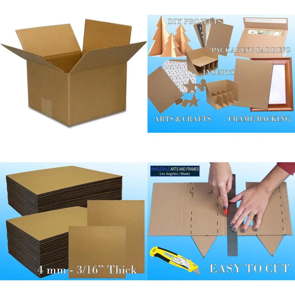 Cajas de almacenamiento grandes de 14x10x4 pulgadas, juego de 25, duraderas y que ahorran espacio para la organización del hogar y la oficina