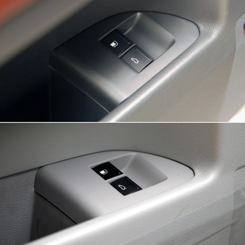 Car Front Left Door Gas Fuel Cap Switch Cover Replacement For VW Volkswagen Touareg 2003 2004 2005 2006 2007 2008 2009 2010 view 6