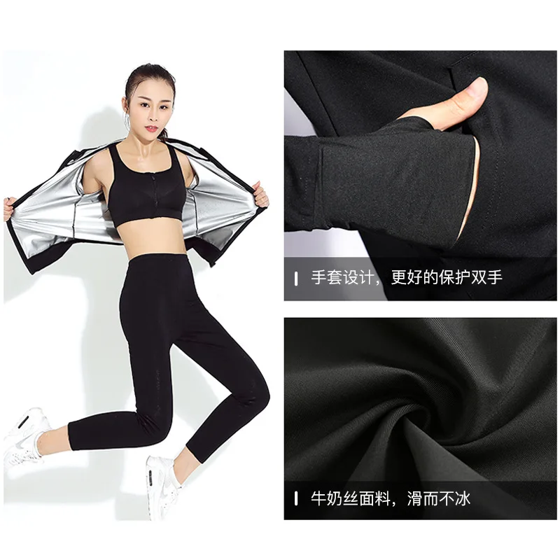 Sweat1 shirt Women's Large Size Short Sleeve Sweat Nine Sports Sweatshirt Jacket Burst Sweatshirt Optional Fitness Pants Suit