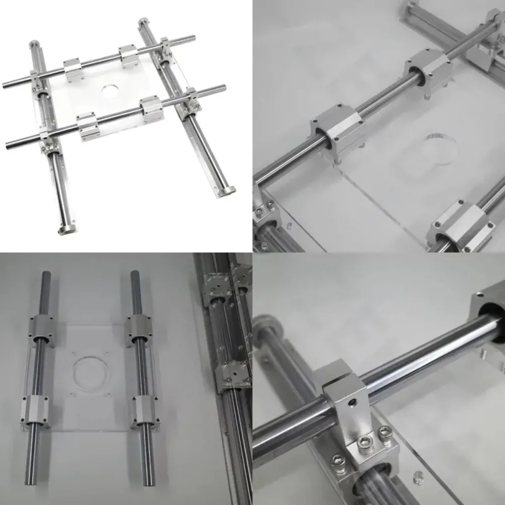 20Mm 3-axis XYZ Table Linear Guide Kit Flat Router Surfacing Fixture Router Sled Linear Guide Kit DIY