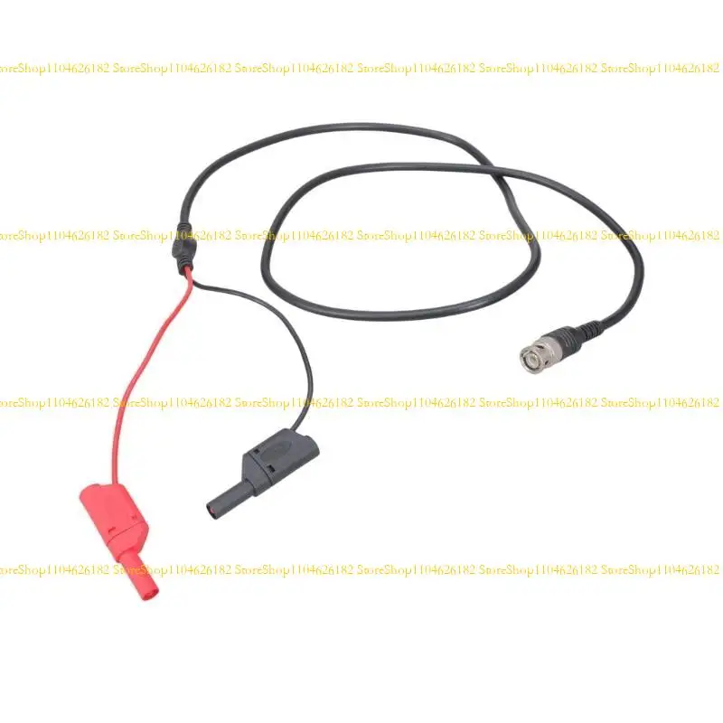 

Q2Q4 Stackable BNC Male To Double Banana Plugs Test Leads Probes Oscilloscope Cable