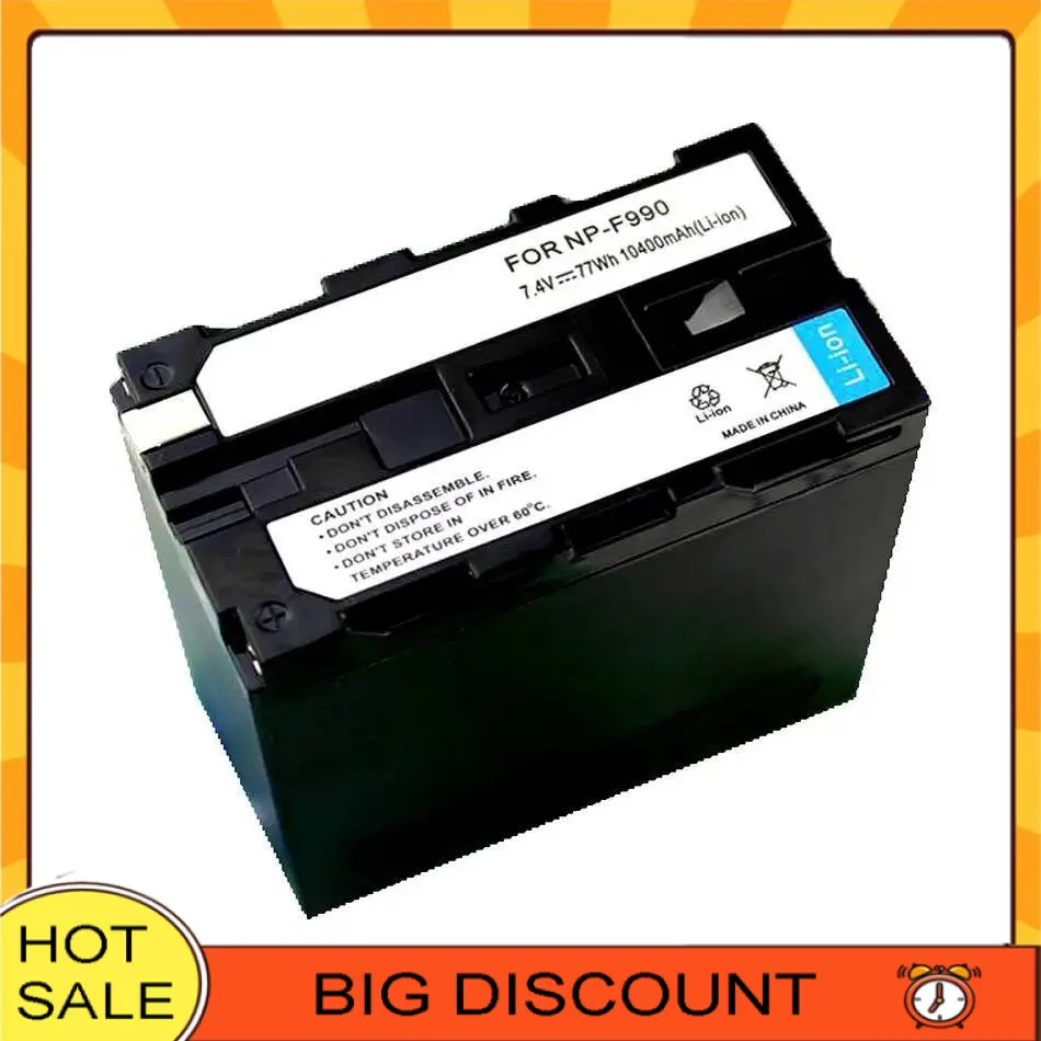 

Long-Lasting Performance Camera Battery 10400Mah NP-F990D