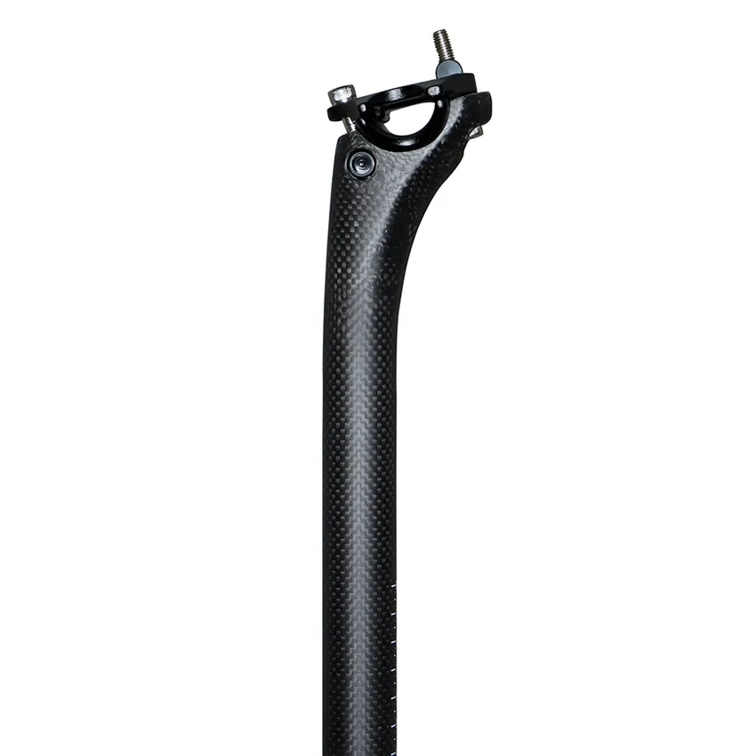Nologo Carbon Seatpost 27.2//30.8/31.6mm matte/Gloss 3k Carbon Fiber MTB/Road Bicycles Carbon Fiber seat post Light seat tube350