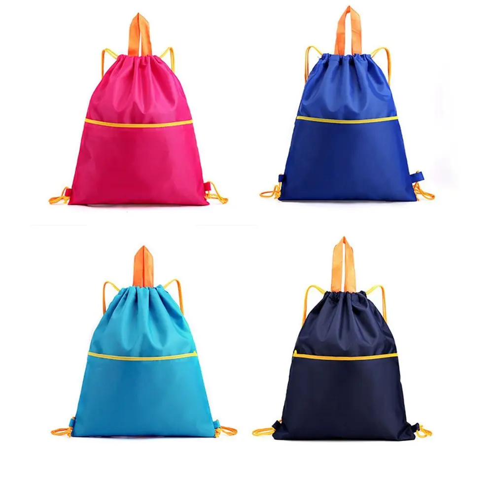 Bolsa de almacenamiento de bolsillo con cordón Simple, bolsa de Montañismo deportiva, bolsa de viaje con cordón, mochila portátil para exteriores