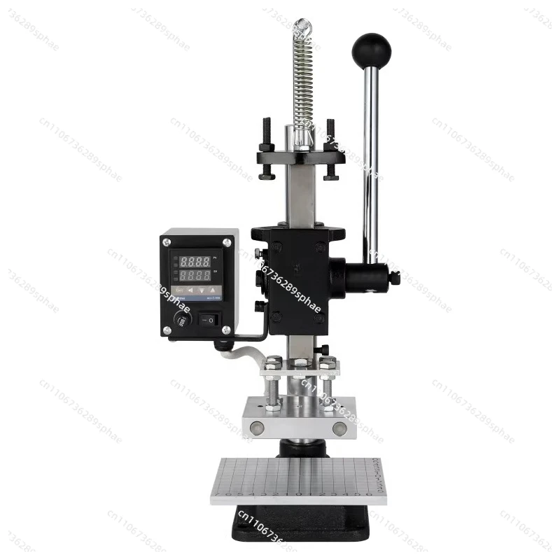 Small bronzing machine Manual hot pressing hot stamping  Embossing Leather die cutting branding machine