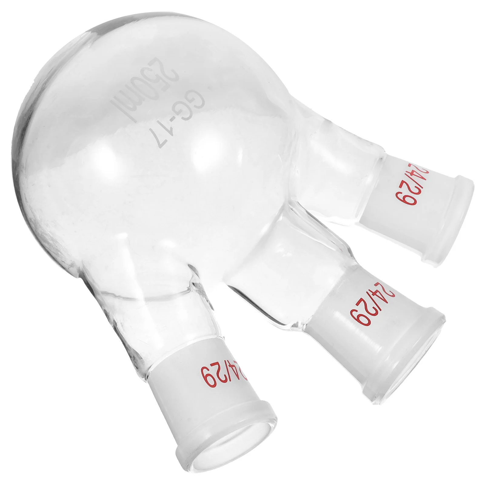 

Laboratory 3 Neck Flask Polished Boiling Flask 3 Neck Design Used for Educational Chemistry Research and Steam Distillation