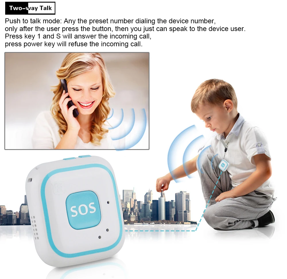 RF-V28 Two Way Calls Fall Alarm Kids GPS Tracker Child Mini Locator Personal Real Time Tracking device with Watch Wristband