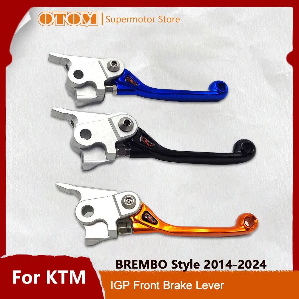 Motorcycle Accessories Front Brake Lever Handlebar Aluminum Alloy CNC Handle For KTM EXC HUSQVARNA GASGAS BREMBO Brake 2014-2024