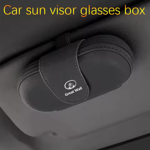 Magnetic car sun visor glasses box storage sunglasses holder for GREAT WALL GWM M4 STEED Poer Wingle 5