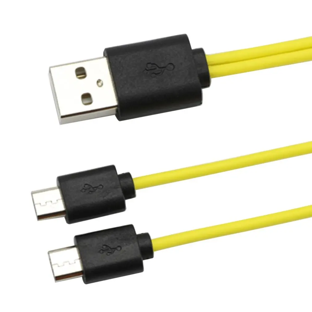 Kabel Pengisi Daya USB Mikro untuk Baterai Isi Ulang USB Universal Satu Tarik 1/2/3/4 Kabel Pengisi Daya USB