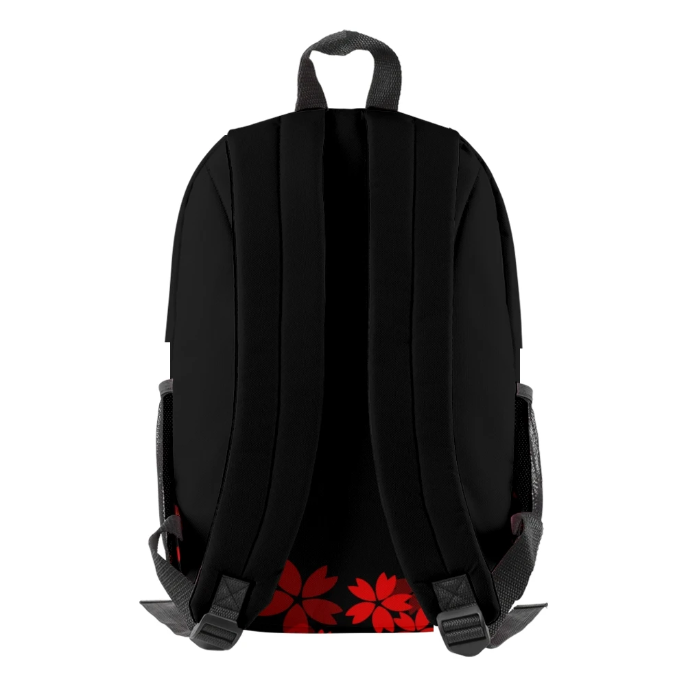 Mochila de zorro de flores para niños, mochila escolar de anime, bolsas escolares de viaje para adolescentes