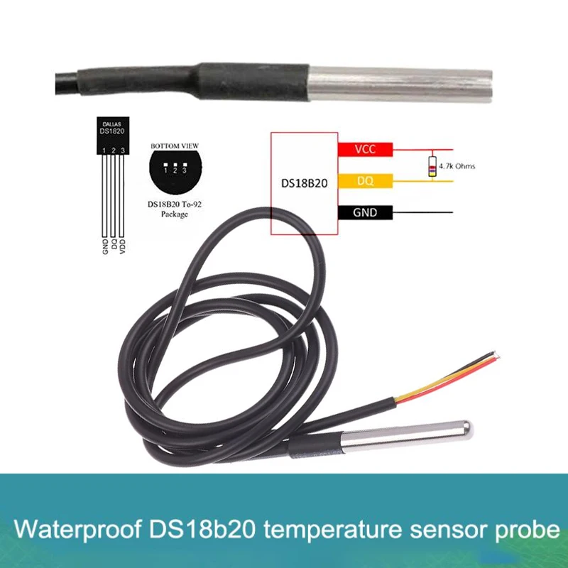1PCS Ds18B20 Waterp…
