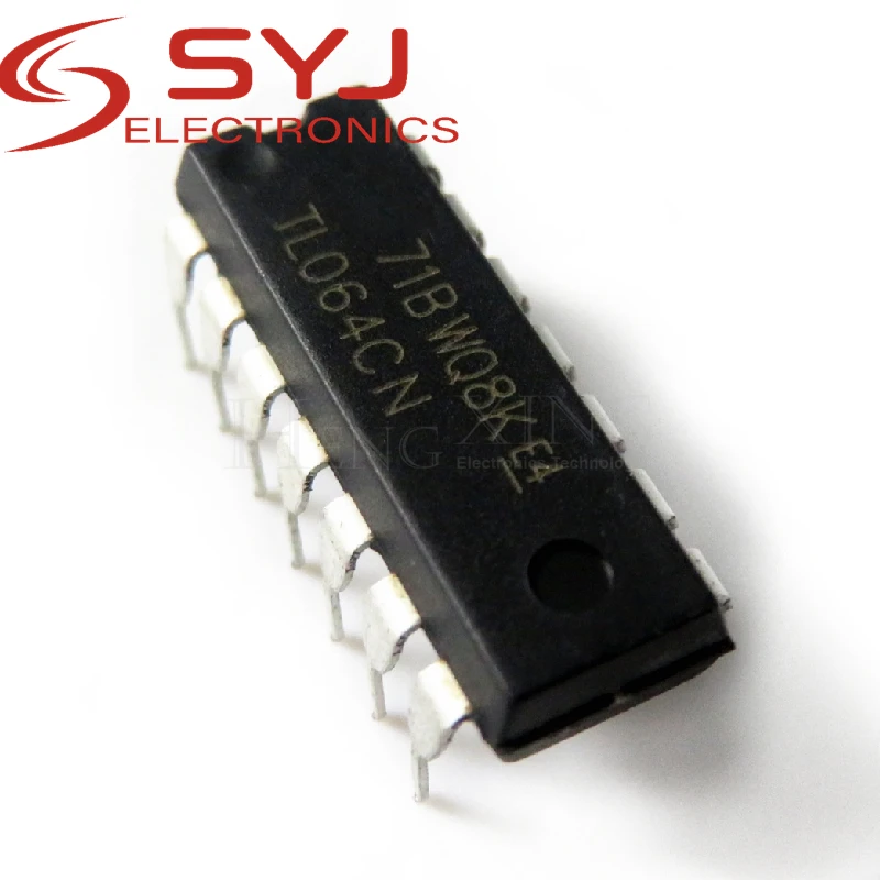 10pcs/lot TL064CN DIP-14 TL064 DIP14 064CN DIP TL064CP In Stock