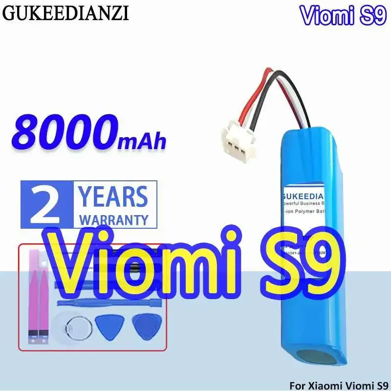 

For Xiaomi Viomi S9 Roidmi Eve Plus Robotic Vacuum Cleaner 8000Mah Safe Robot Battery