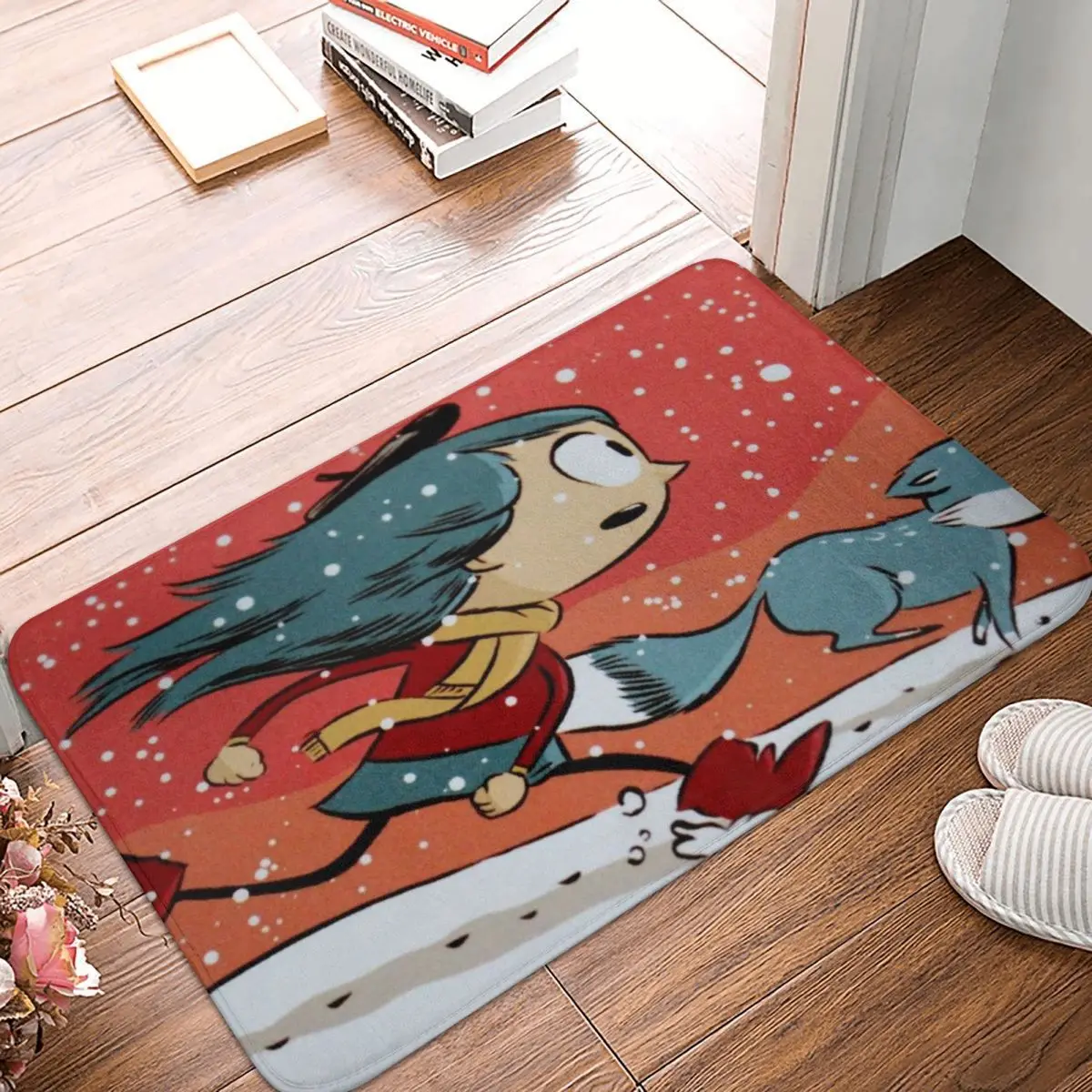 Hilda Non-slip Doormat Bath Mat Running Hallway Carpet Entrance Door Rug Home Decorative