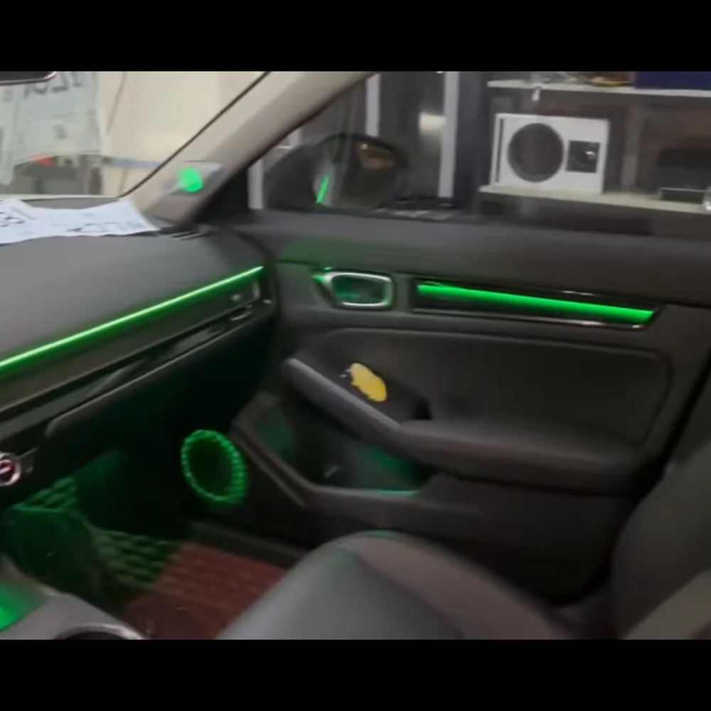 For Honda Civic 11th 2022-2024 Car Interior Upgrade and Modify LED Dynamic Magic Color OEM Size Cube Style Ambient Lamp
