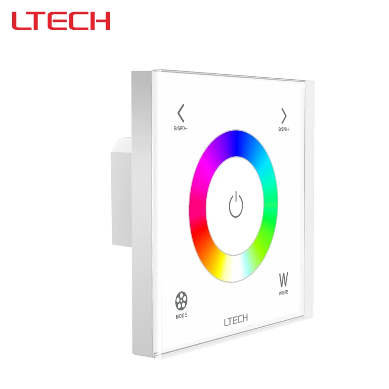 RGBW Touch Panel (Power Type)  Combines RF Wireless Control and PWM Power Drive in One Unit.  4CH, Max. 12A. Domestic panels