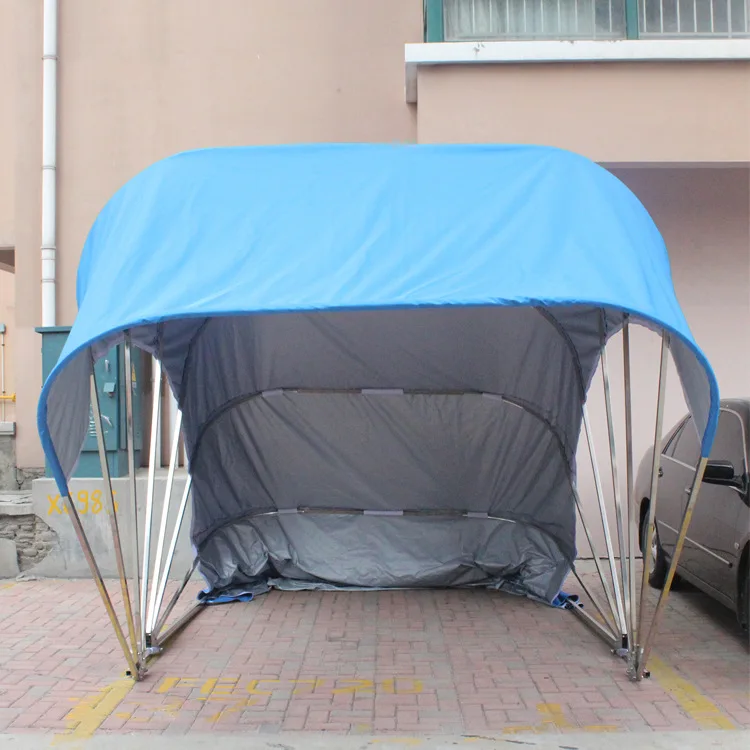 

folding garage, home rain protection, sun protection and dust protection, car parking shed, canopy, outdoor car cover