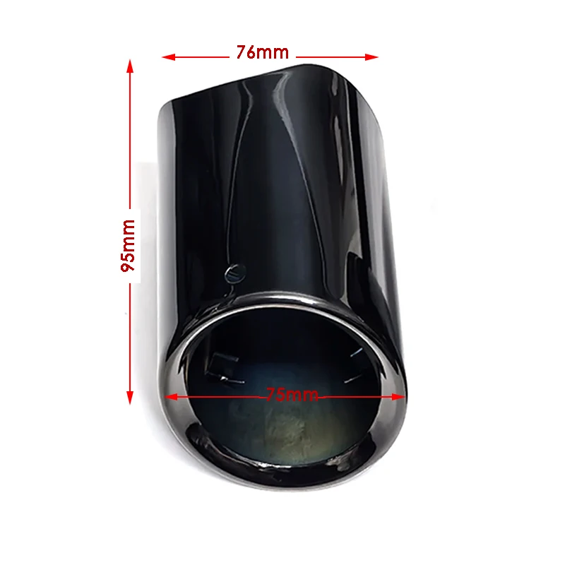 Auspuff Schalldämpfer Spitze Für BMW F18 F10 F11 E60 E61 E39 528i 530i 535i 535d Auspuff Spitze Schwarz Schalldämpfer Düse Schwanz Throat Dekoration