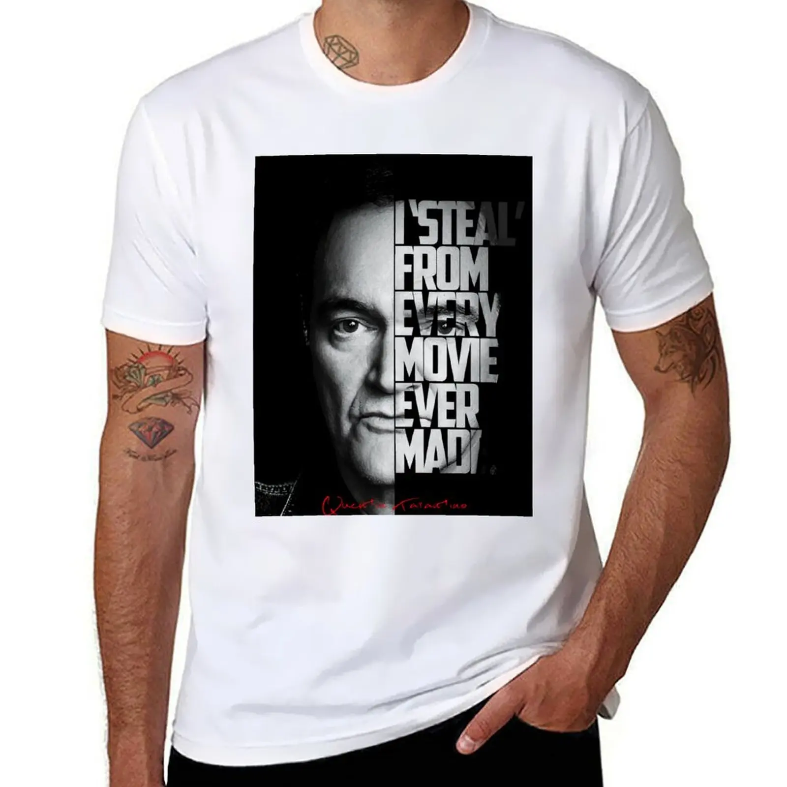 noir-et-blanc-quentin-tarantino-citation-affiche-t-shirt-essentiel-t-shirt-homme-t-shirts-de-haute-qualite-marque-de-luxe-t-shirt