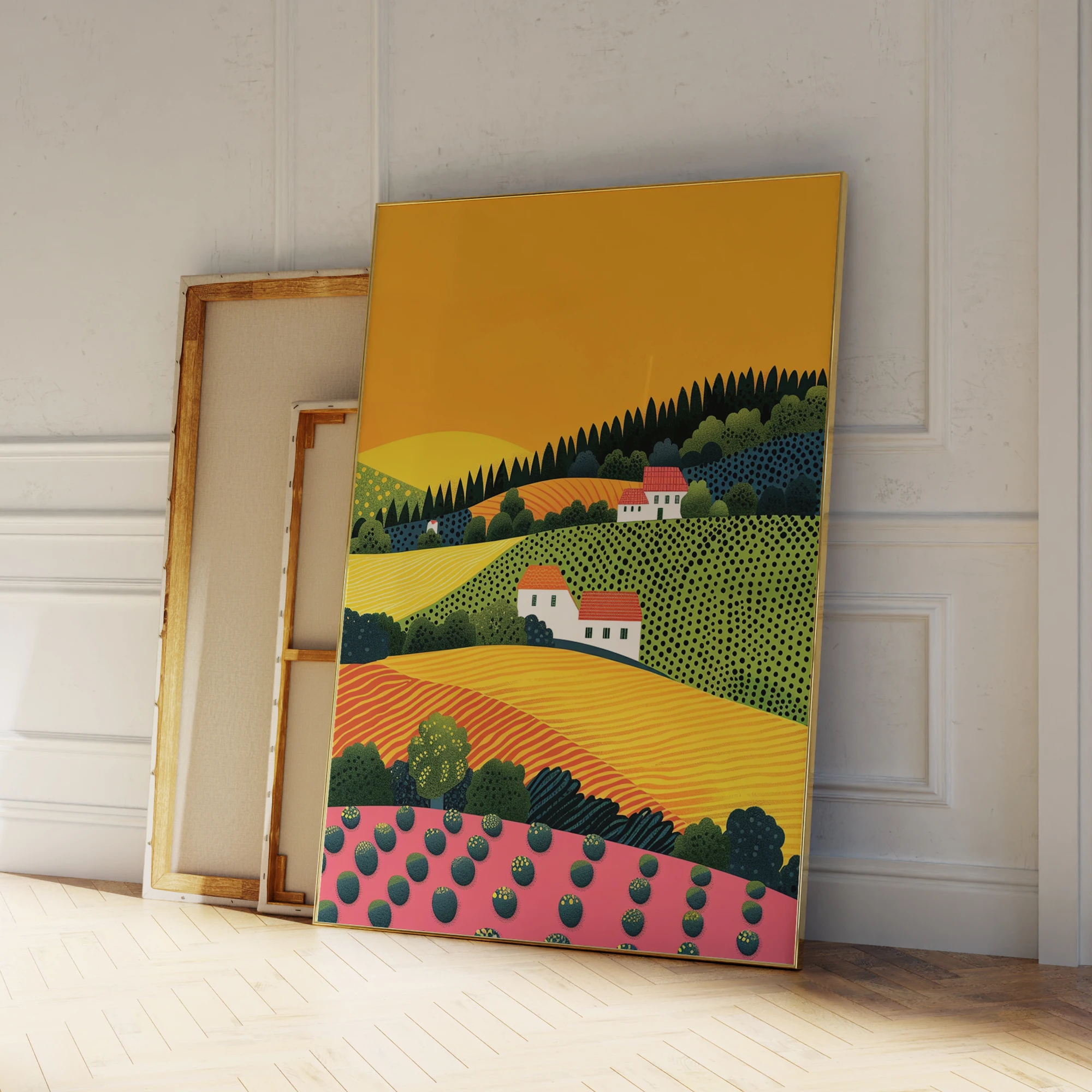 Moderne Natur Landschaft Abstrakte Minimal Kunstwerk Wand Kunstdrucke Leinwand Malerei Poster Bild Für Wohnzimmer Wohnkultur