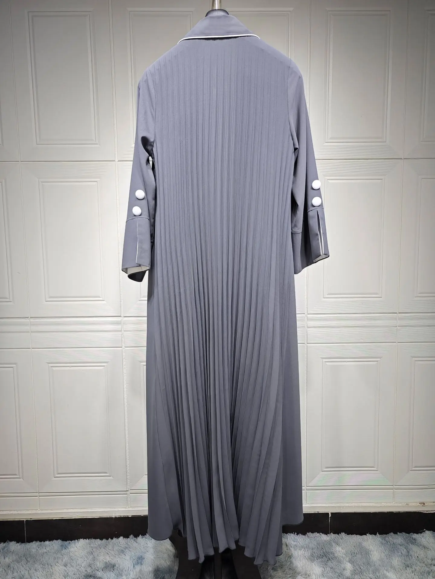 عباءة كيمونو مفتوحة عصرية بلون موحد، جلابية سعودية، ملابس رمضانية للنساء المسلمات، قفطان إسلامي