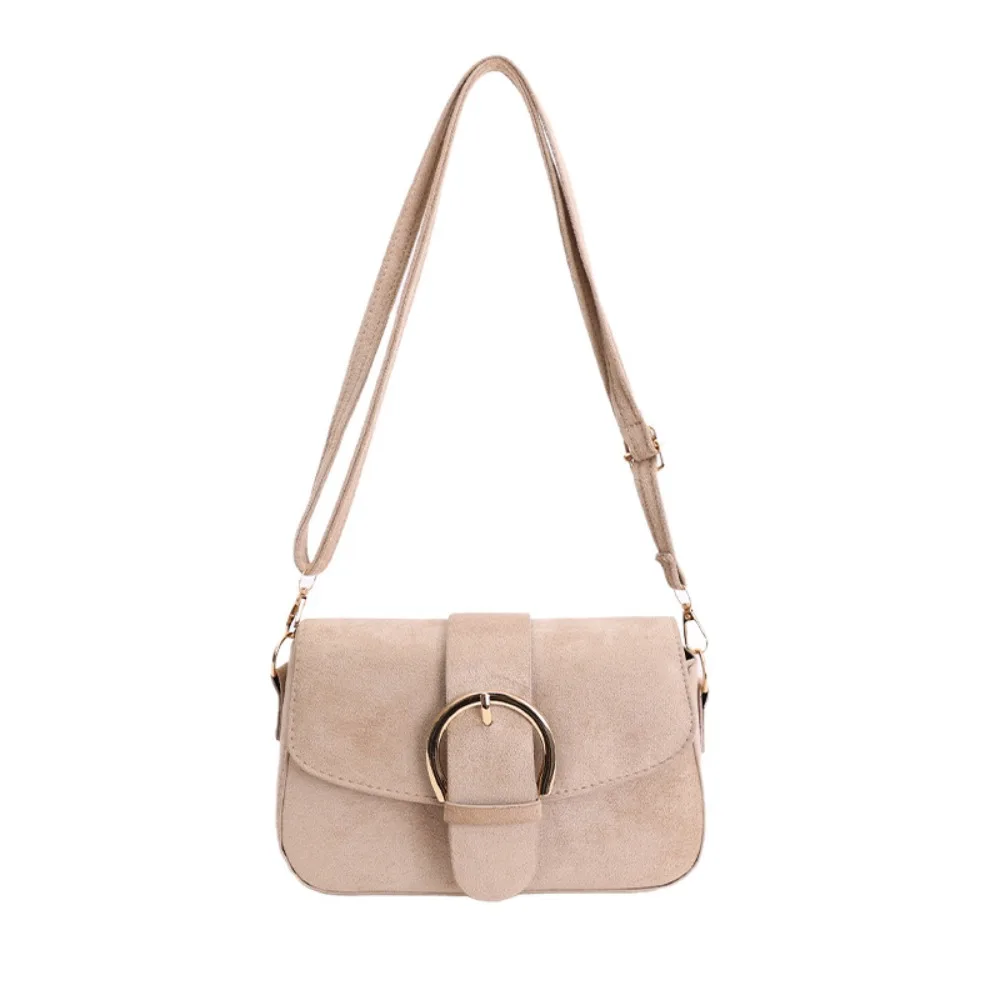 

Creative Frosted Texture Shoulder Bag PU Large Capacity Small Square Bag Lightweight Handbag For Girls and Women