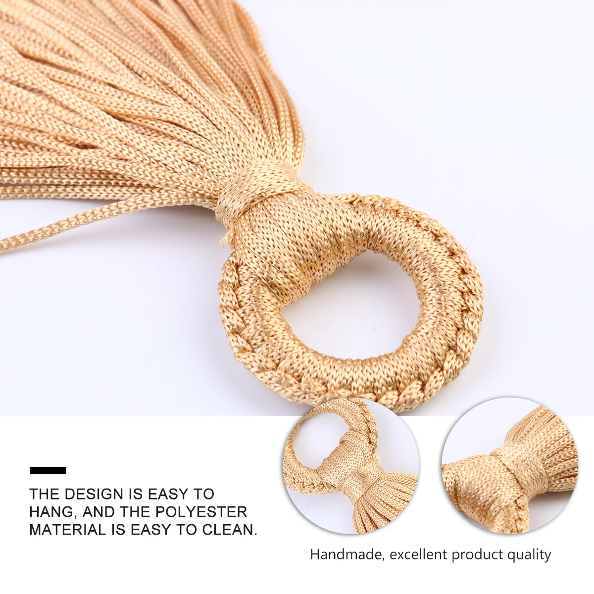 

12 Pcs Decorative Tassel Pendant Fringe DIY Jewelry Accessories Key Polyester Making Pendants