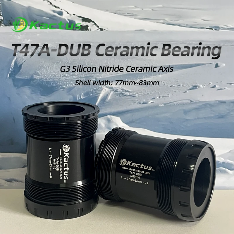 T47A-DUB Bicycle Bottom Bracket 77-83mm Road Mtb 28.99mm Crank Ceramic Central Movement Fit for Factor/Shimano/SRAM Bike Parts