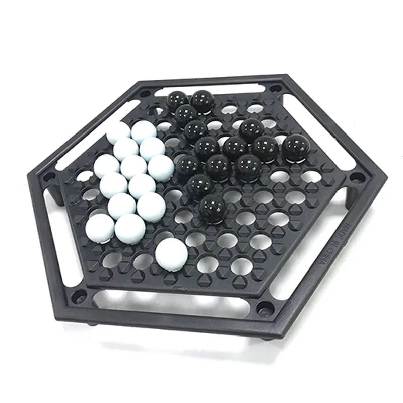 25x25 Pista per bambini Gioco educativo Logico Coppia di scacchi Battaglia in bianco e nero Gioco per 2 giocatori Pensiero Cervello Aumentazione Giocattoli per feste