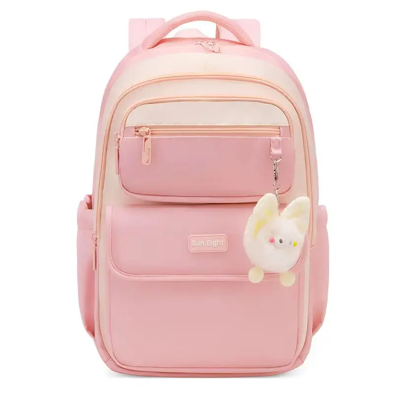 Sun Eight Japanese‑Style Lightweight Backpack Large‑Capacity Rucksack For College Students Unisex Campus Travel School Bag