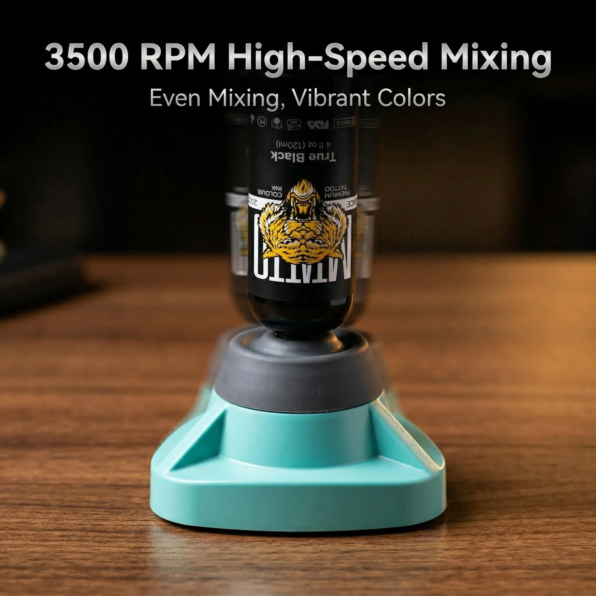 Vortex Mixer Nail Polish Ink Mixing Machine Tattoo Pigment Vibrating Ink Shaker Test Tube Gel Stirrer Oscillator US/EU Plug