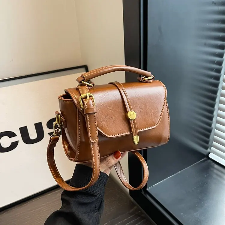 

Женская сумка через плечо с цветовыми блоками, нишевый дизайн, весна-лето 2026, высококачественная универсальная модель