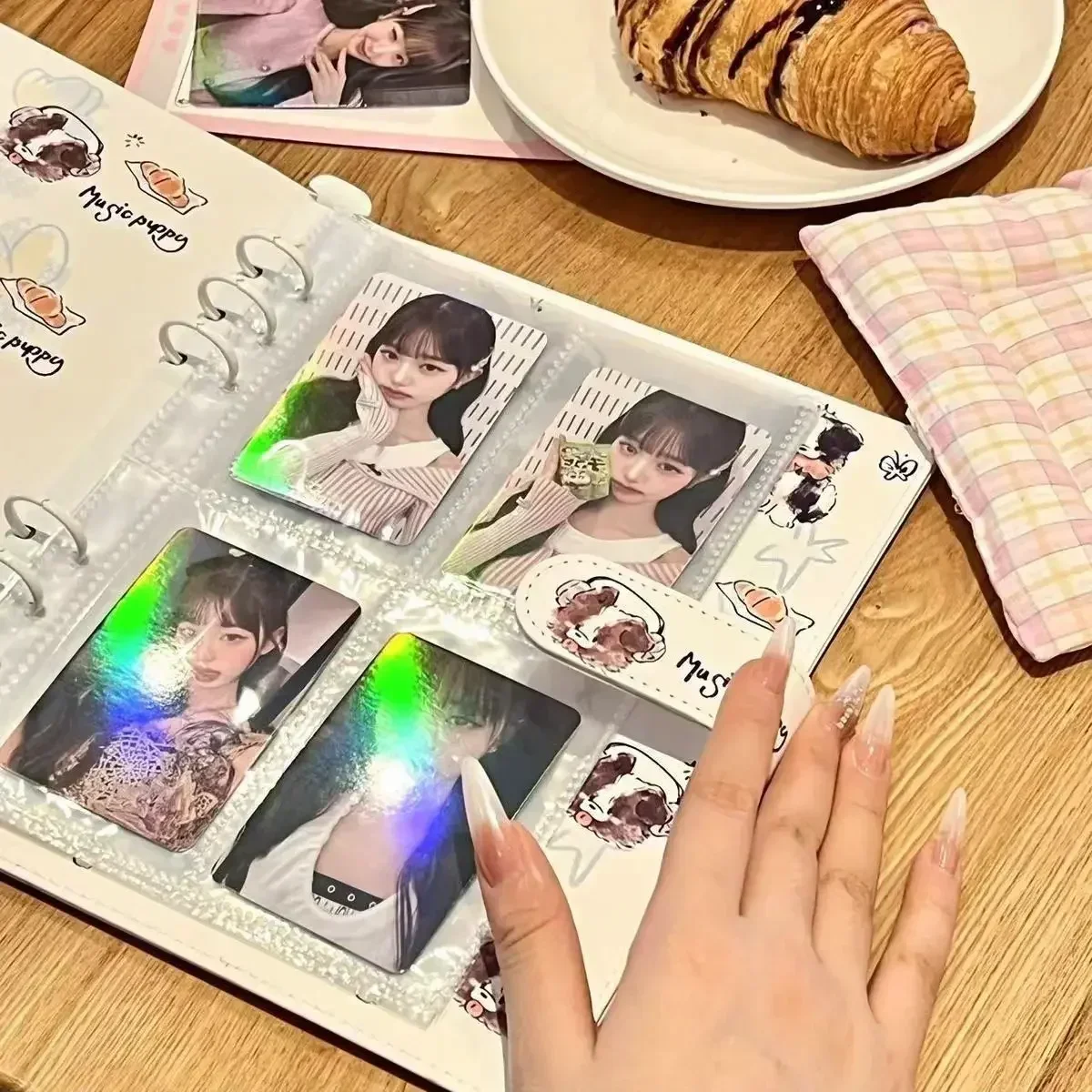 A5 Kpop Idol Photocards Holder PU Photo Album Photocard Binder Collect Book Album for Photographs Photo Card Supplies 포토카드 용품