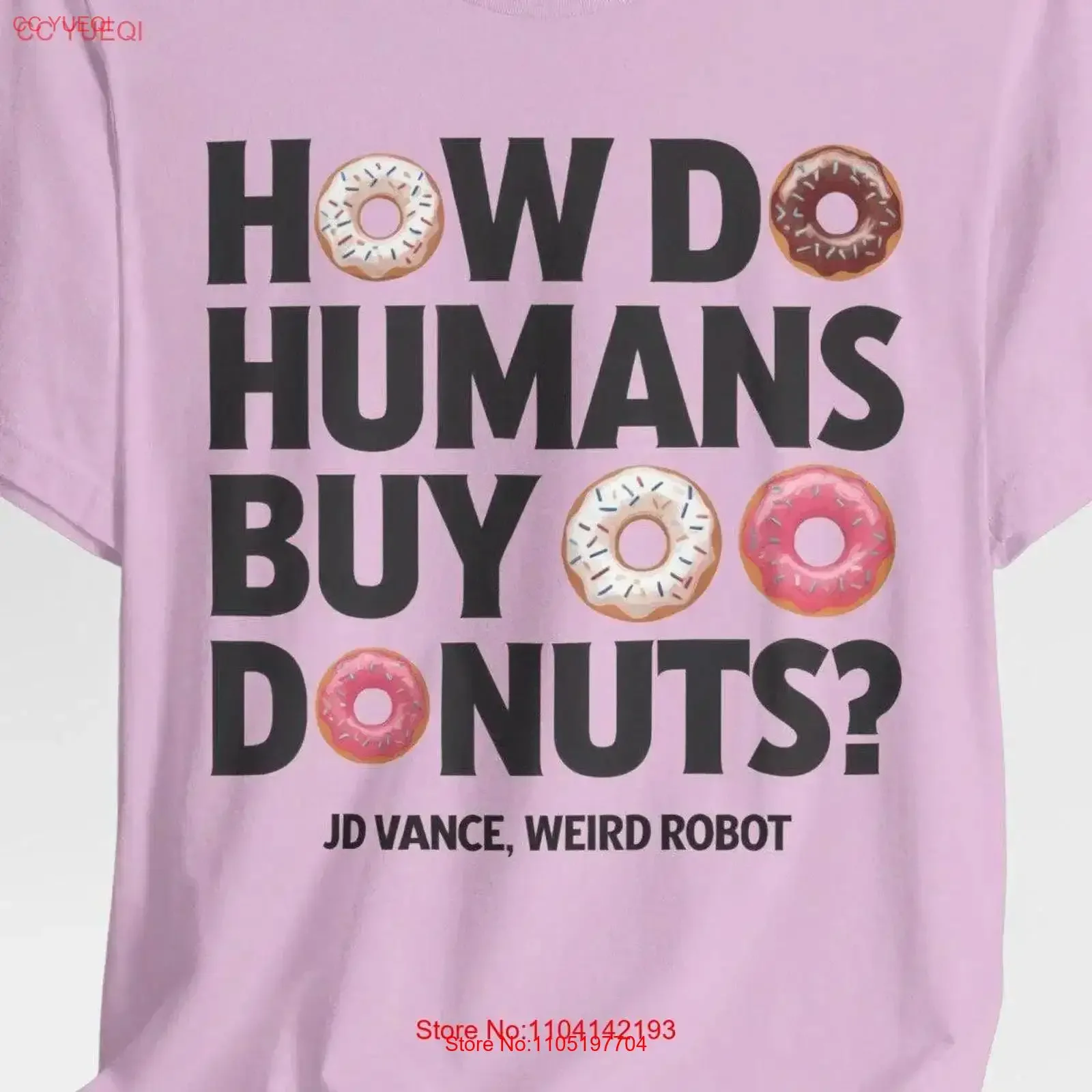 Забавная футболка «Как делаю людей» «Купить пончики» JD Vance Weird Robot», спутниковый политический юмор на Bella Canvas 3001, винтажная стираная футболка