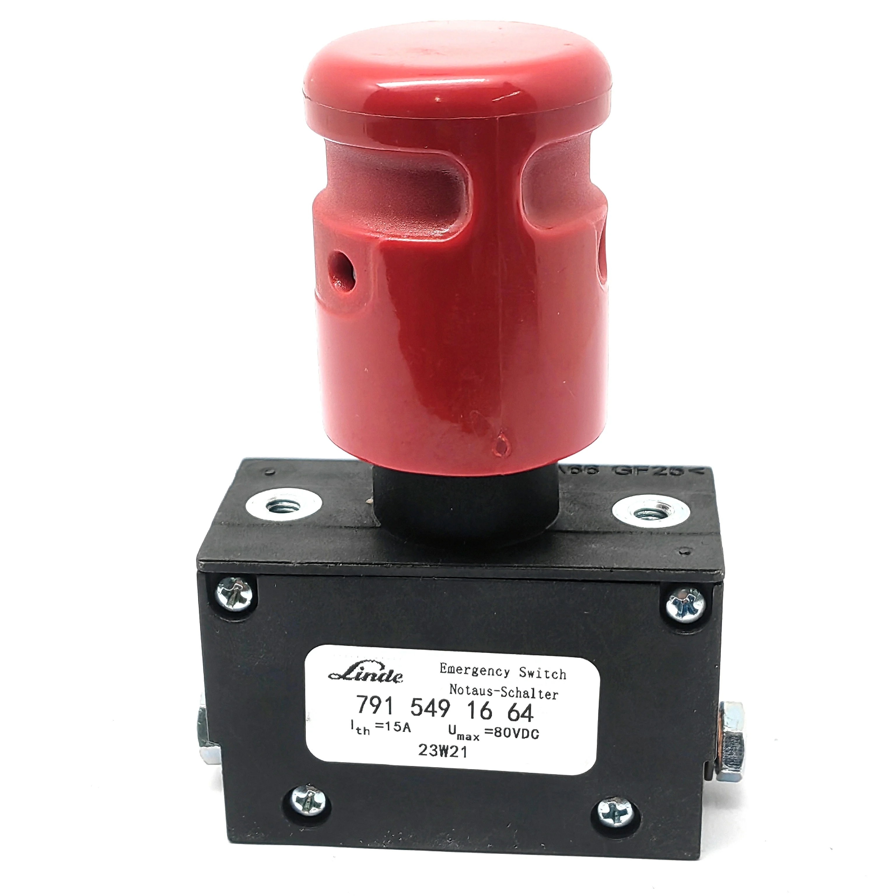

Genuine Linde Forklift OEM Emergency Stop (E-Stop) Switch 7915491664