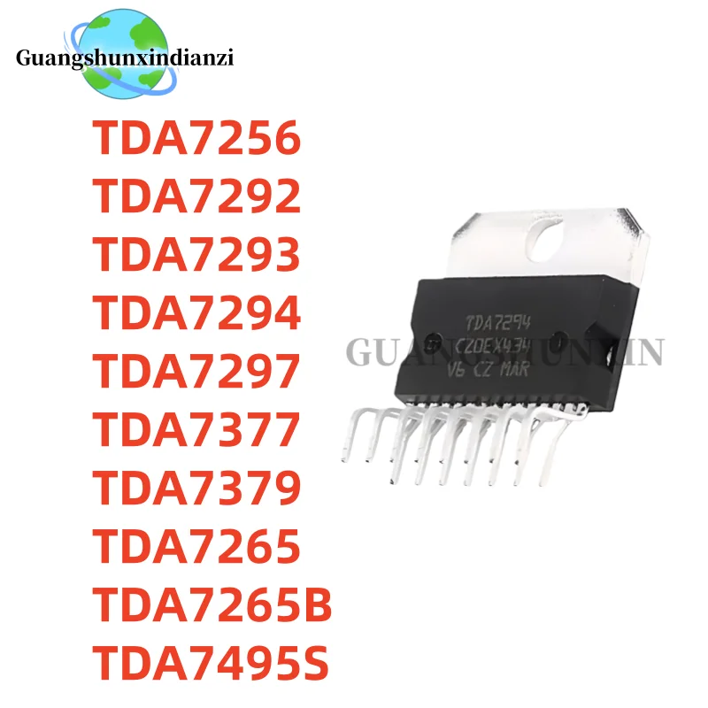 1PCS 100% Novo TDA7256 TDA7292 TDA7293 TDA7294 TDA7297 TDA7377 TDA7379 TDA7265 TDA7265B TDA7495S Melhor Qualidade em Estoque