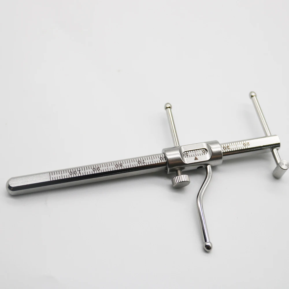 

Dental Orthodontic Sliding Caliper Chin Indicator Dental Implant Measuring Gauge Caliper Ruler 20-100mm
