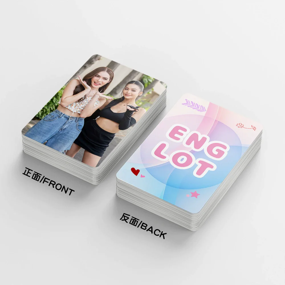30 قطعة/المجموعة/مجموعة من بطاقات الصور التايلاندية EngLot Lomo - Engfa & Charlotte Idol ثلاثية الأبعاد هدية للمعجبين