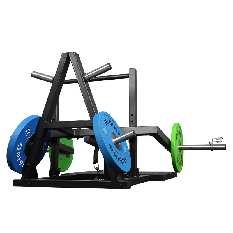 

Hammer Strength Commercial Fitness Equipment-Rising Plate Loaded Steel Hip Belt Squat Machine for Leg Workout
