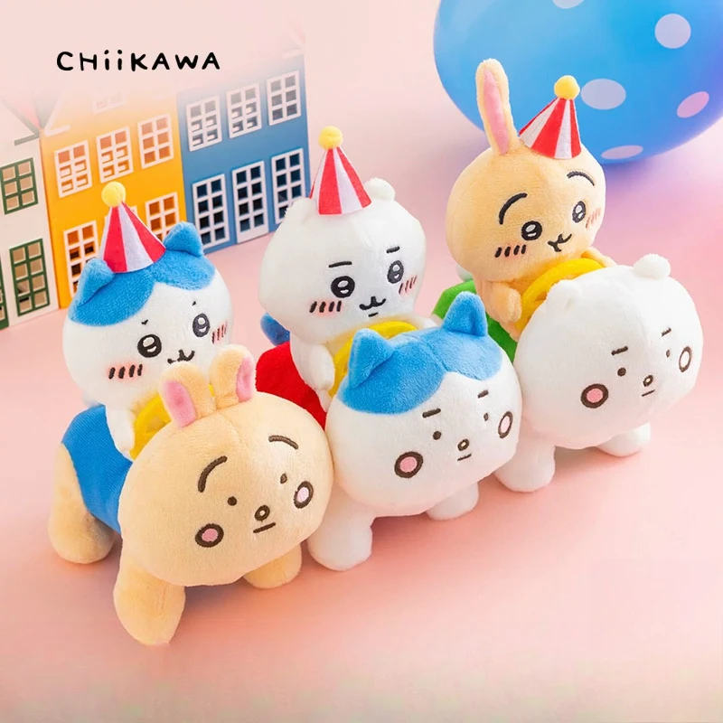 Chiikawa Hachiware Usagi Kawaii Anime Cartoon Paradise Series Cycling Plush Doll Cute Fashion Versatile Exquisite Personality